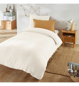Housse de couette enfant unie gaze de coton La Redoute Interieurs
