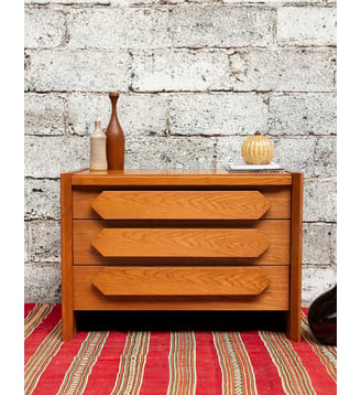 Commode en bois massif Olga N°710- Produit chiné - Debongout - Bois clair