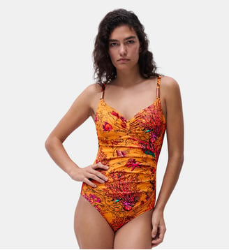 Maillot de bain 1 pièce emboîtant - Chantelle - Light mediterranean
