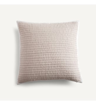 Housse de coussin en coton matelassé - AM.PM - Greige
