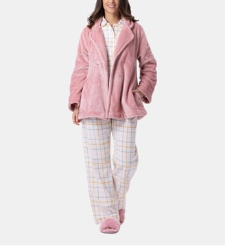 Veste en peluche flanelle ESSENTIEL H77A Lingerie Le Chat