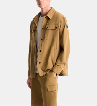 Veste solandroz col chemise coupe regular - Fusalp - Bronze mist