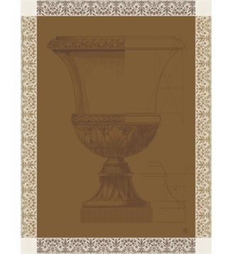 Torchon Médicis - Le Jacquard Francais - Sienne