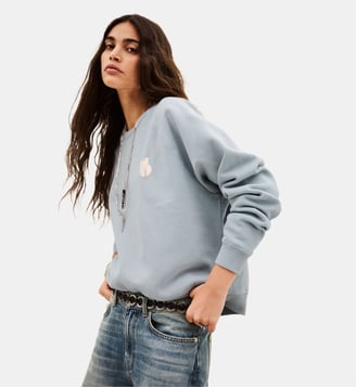 Sweatshirt Swing - Ba&sh - Bleu glacier