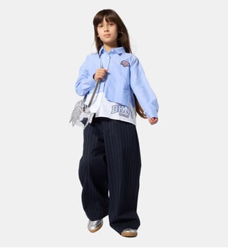Pantalon large - DKNY - Bleu mistral