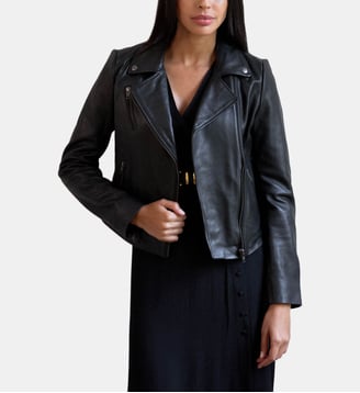 Veste col revers uni MOLIERE - La Petite Etoile - Noir