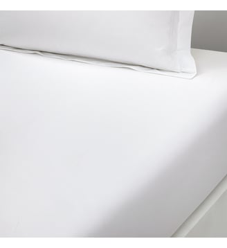 Drap housse en percale de coton Yves Delorme