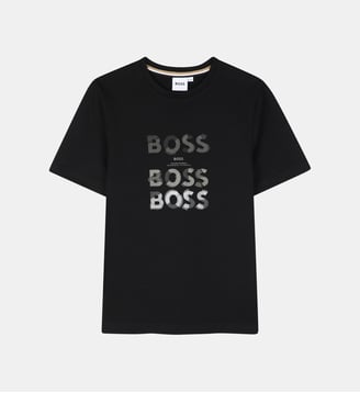 Tee-shirt manches courtes - BOSS Kidswear - Black