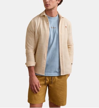 Chemise IRATY - Faguo - Crème et jaune