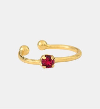 Bague d'oreille paris ruby - Caroline Najman - Rouge