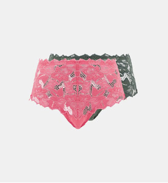 Lot De Deux Culottes Arum - Sans Complexe - Rose vert