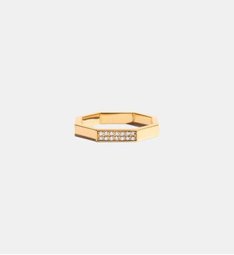 Bague Octogone simple 01 - JEM - Jaune