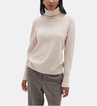Pull cachemire femme ajusté Dylan B - Caroll - Beige