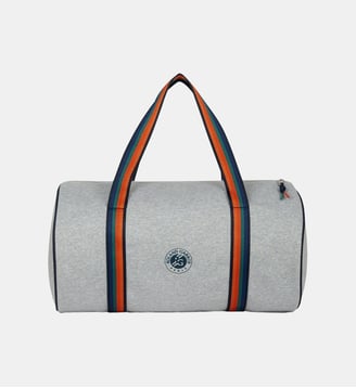Sac polochon grand modèle Color Lines - Roland-Garros - Gris