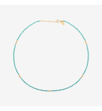 Collier doré - JERI - Caroline Najman - Bleu