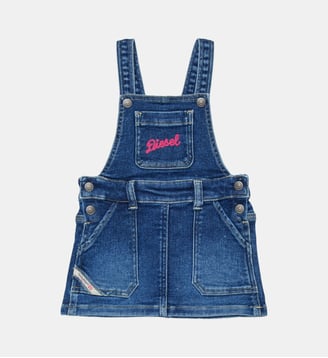 Combinaison avec logo - Diesel Kids - Denim bleu