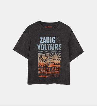 Tee-shirt manches courtes - Zadig&Voltaire Kids - Black