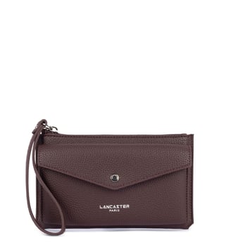 Pochette Maya Double KBA - Lancaster - Bordeaux foncé