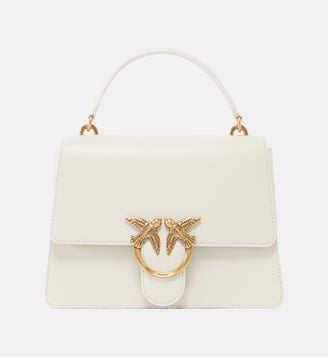 Sac à main moyen love bag top handle en cuir - Pinko - Blanc