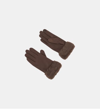 Gants noa - Caroll - Marron foncé