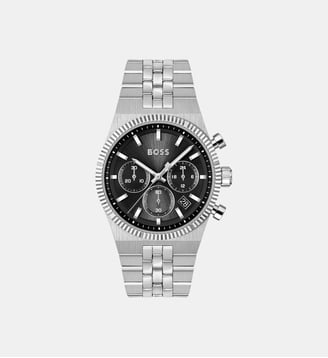 Montre Candor prime Noir 1514307 - BOSS - Argenté