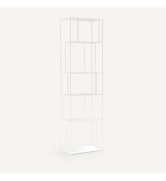 Bibliothèque métal acier - AM.PM - Blanc