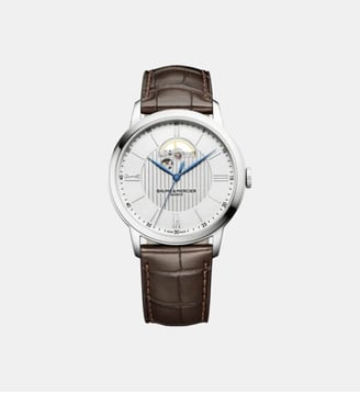 Montre automatique Classima Argenté M0A10524 - Baume & Mercier - Blanc
