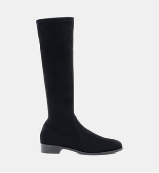 Rivas - Bottes En Cuir Veau Stretch Noir - Parallèle - Noir