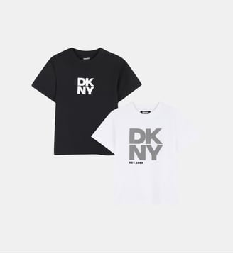 Lot de 2 tee-shirts - DKNY - Noir et blanc
