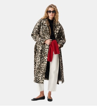 Trench en jean à motif léopard Ikks