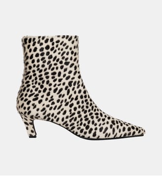 Boots Maisie Cuir Façon Poulain - Bobbies - Domino
