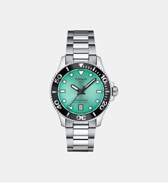 Montre Seastar Turquoise T1202101109100 - Tissot - Argenté