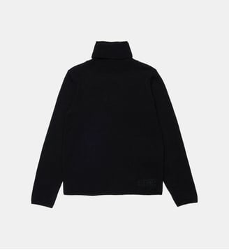 Col roulé en maille de laine mélangée légère - MM6 Maison Margiela - Noir