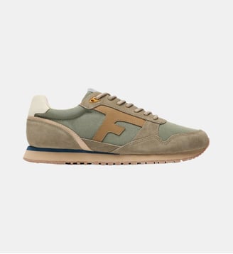 Running tissu suede ELM - Faguo - Kaki foncé