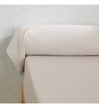 Taie de traversin unie en coton La Redoute Interieurs
