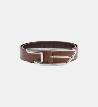 Ceinture 3 cm en cuir pull-up - Diesel - Marron