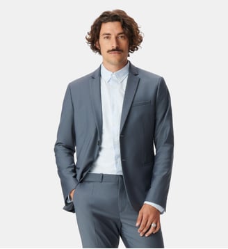 Veste de costume TRAVEL SUIT* - Ikks - Bleu acier