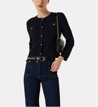 gilet court ajouré - lubna - Gerard Darel - Marine