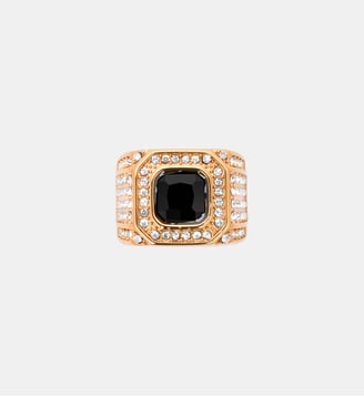 Bague chevalière ROLLIE - Hipanema - Noir