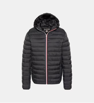 Doudoune ultralégère à capuche - Schott - Noir