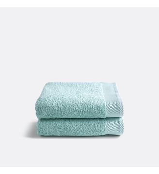 Lot 2 serviettes éponge 500 g/m2 - La Redoute Interieurs - Céladon