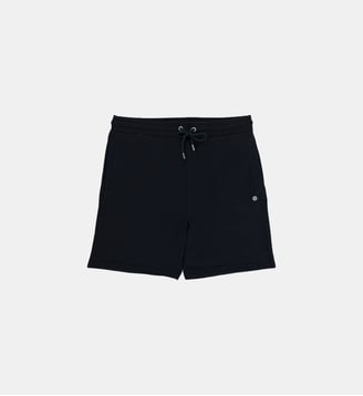 Short en coton molletonné - Serge Blanco - Bleu foncé