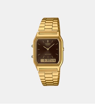 Montre Vintage iconic Marron AQ-230GA-5AMQYES - Casio - Doré