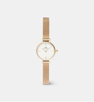 Montre Petite mini Blanc DW00100745 - Daniel Wellington - Doré