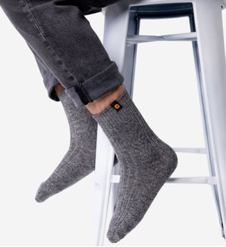 Chaussettes en laine - Billybelt - Gris