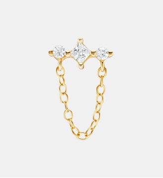 Puce Isis Blanche - Nebuleuse Bijoux - Or