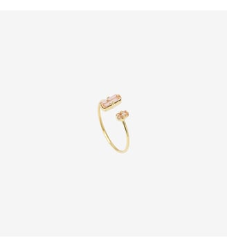Bague plaqué or - PALACE Caroline Najman