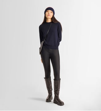 Pull ottavia col rond coupe ajustée - Fusalp - Marin et racing