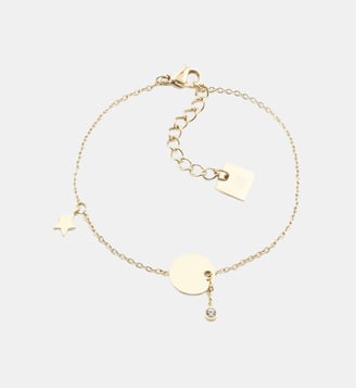 Bracelet Charm  en Acier doré - Zag Bijoux - Doré