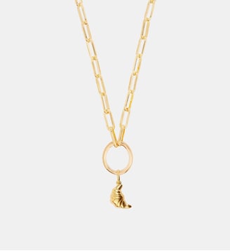 Pendentif Croissant doré, Plaisir et Raffinement - Les Néréides - Multicolore